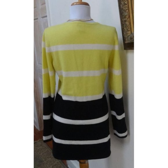 EUC - VERTICAL DESIGN 100% Cashmere Sweater - Size M - Picture 4 of 6